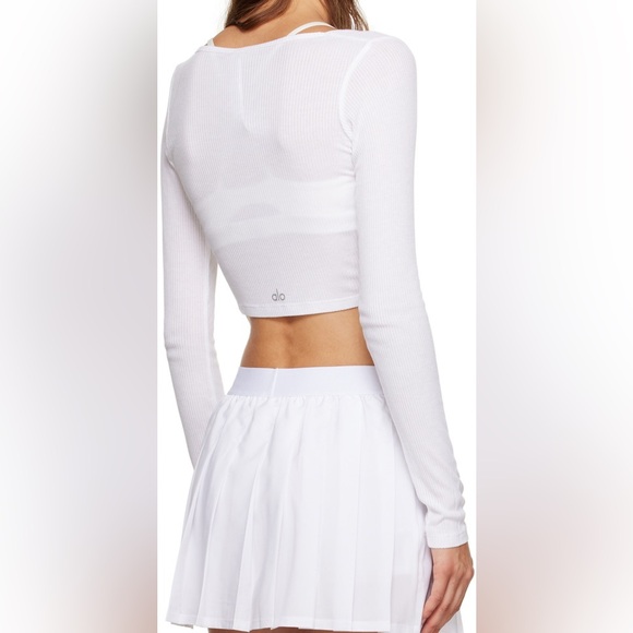 ALO White Whisper Cardigan - Picture 2 of 4